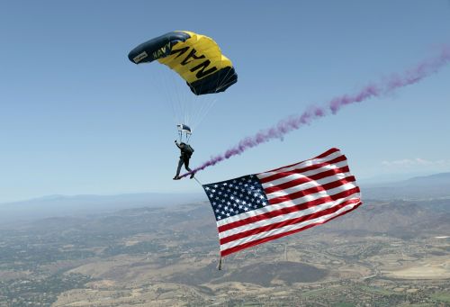 parachute usa american