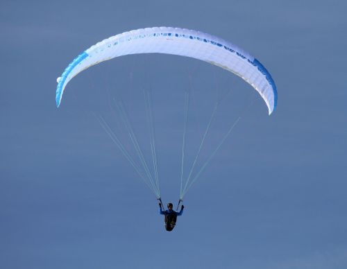 paraglider fly sky