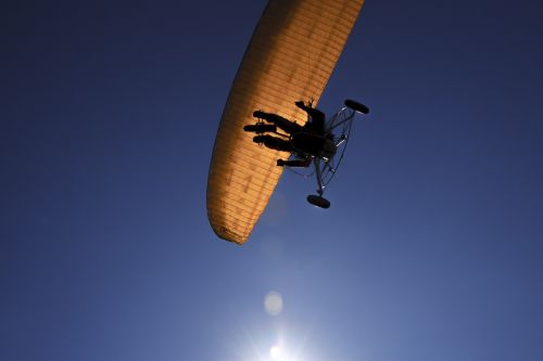 paragliding engine sky