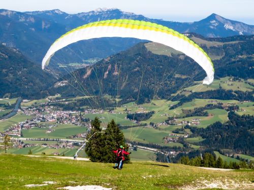 paragliding longing fly