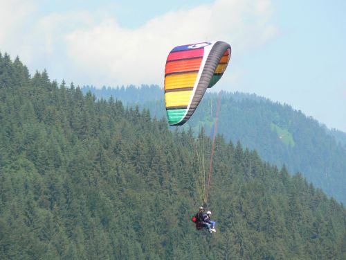 paragliding mountains mountain sport