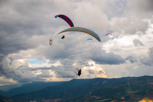 paragliding adventure travel