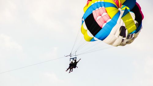 paragliding sea sport fly