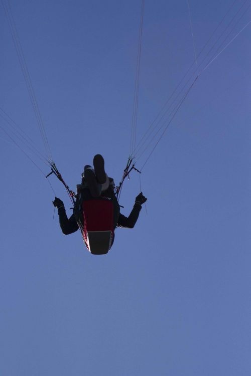paragliding kite flight