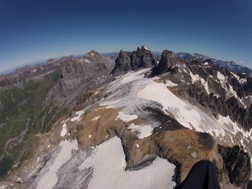 paragliding switzerland nature