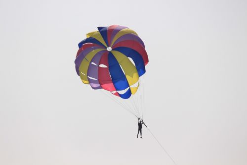 paragliding goa sea