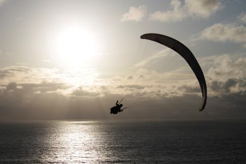 paragliding planer mountains