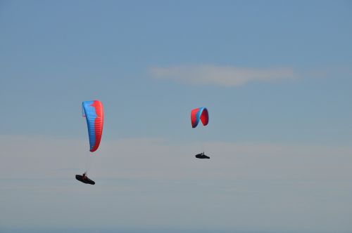 paragliding extreme sky