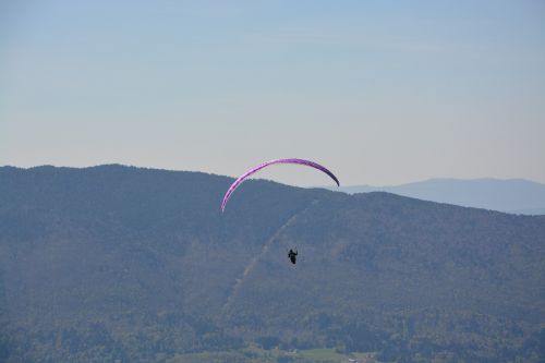 paragliding free flight mountain