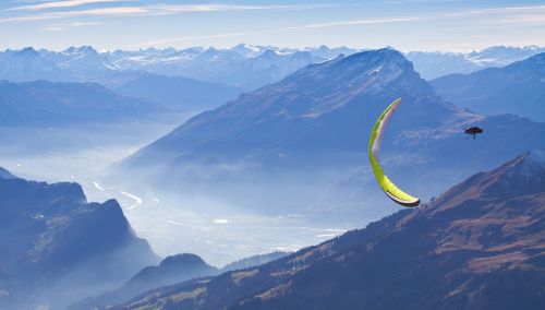paragliding fly sport