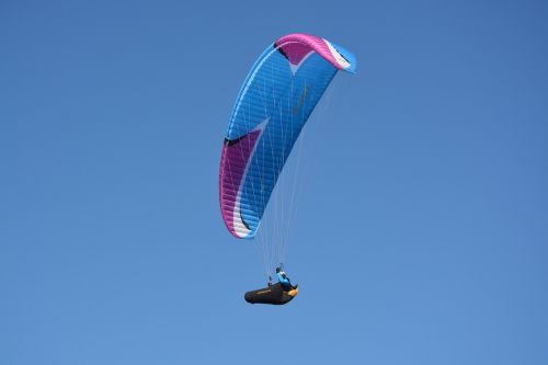 paragliding fly fly free