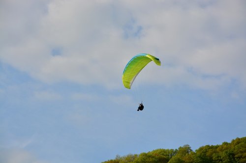 paragliding  paraglider  fly