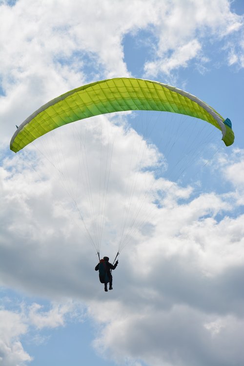 paragliding  flight paragliding  baptism paragliding