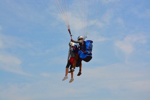 paragliding  paragliding bis place  duo
