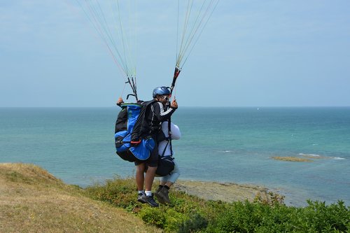 paragliding  paragliding bis place  duo