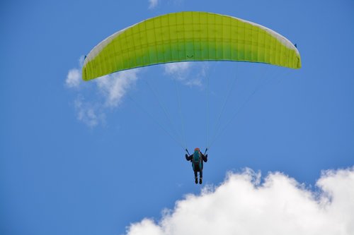 paragliding  paraglider  sailing