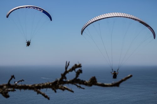 paragliding  water  sport