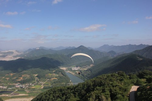 paragliding  flight  sport