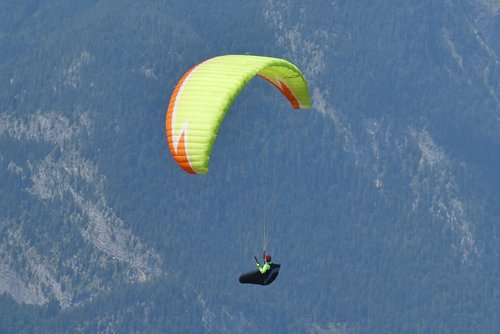 paragliding  austria  mountains