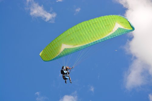 paragliding  paraglider  aircraft