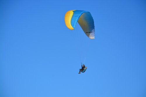 paragliding  paraglider  wing ozone rush 5