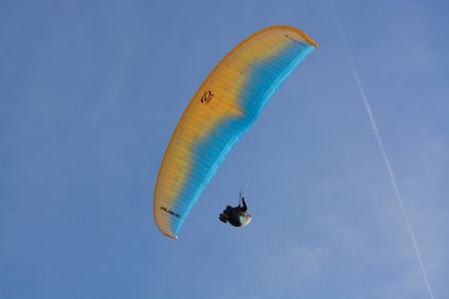 paragliding  paraglider  fly