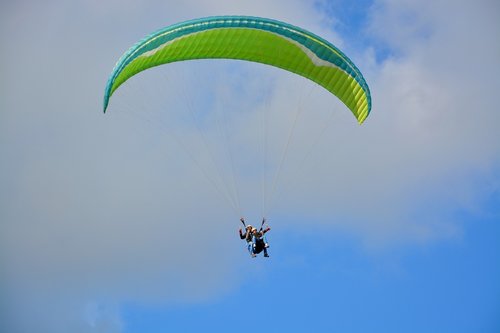 paragliding  paraglider  sailing