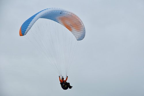 paragliding  paraglider  sailing wing