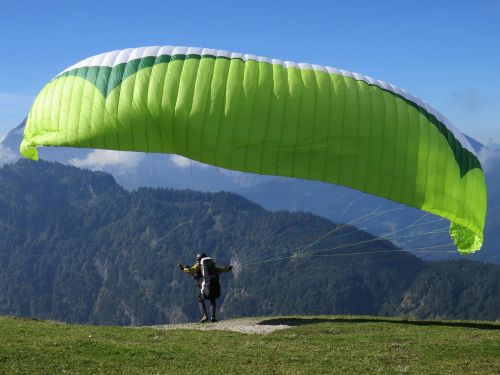 paragliding sport fly