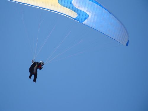 paragliding freedom fly