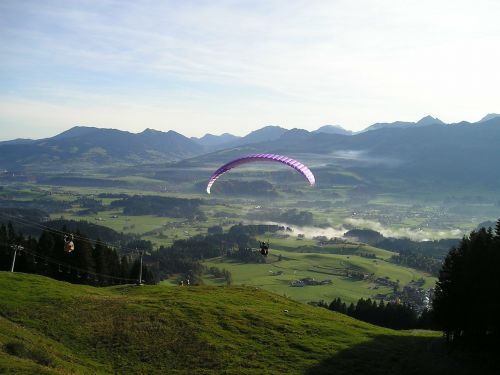 paragliding fly paraglider