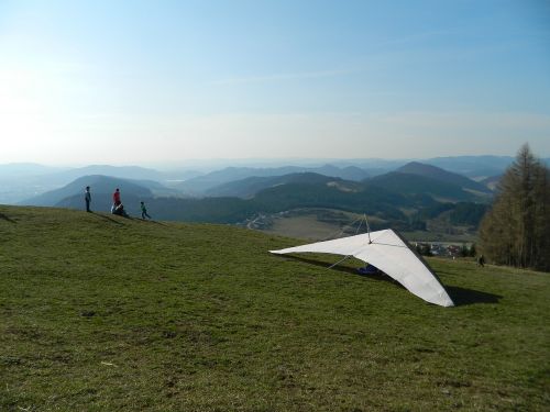 paraglyding glider krídllo