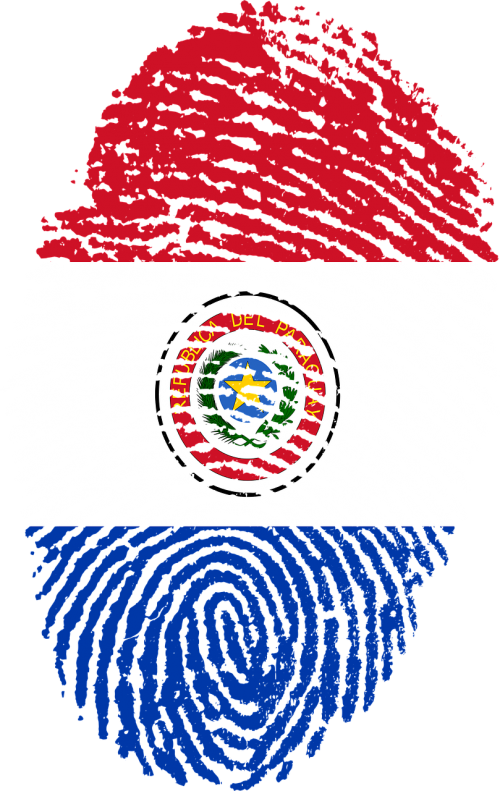 paraguay flag fingerprint