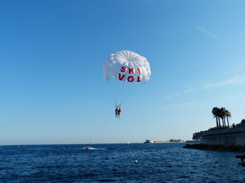 parasailing controllable parachuting high