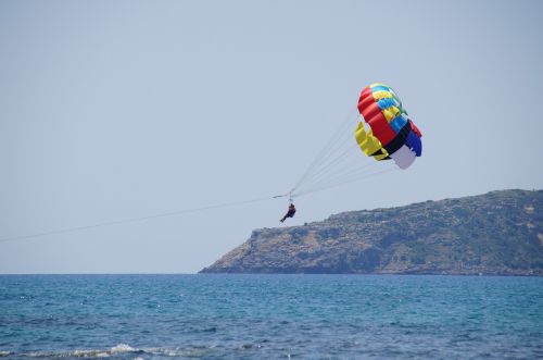 parasailing paragliding parachute