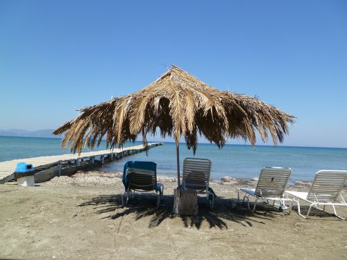 parasol beach chair beach