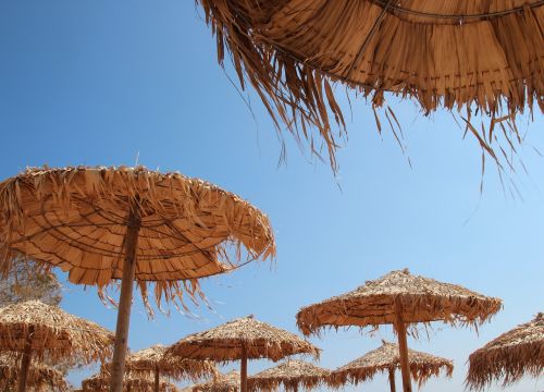 parasol greece crete