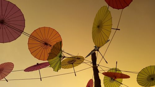 parasol abstract art