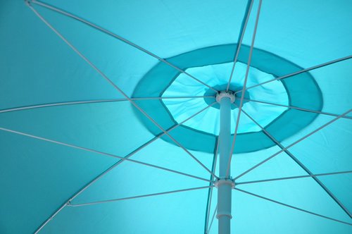 parasol  blue  summer