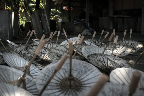 parasols umbrellas traditional