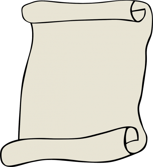 parchment paper scroll