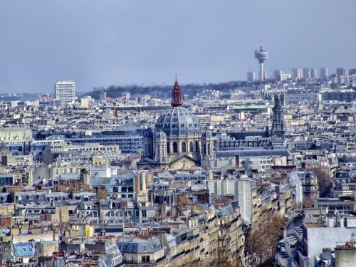 paris cityscape skyline