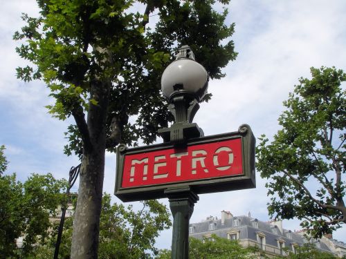paris metro transport