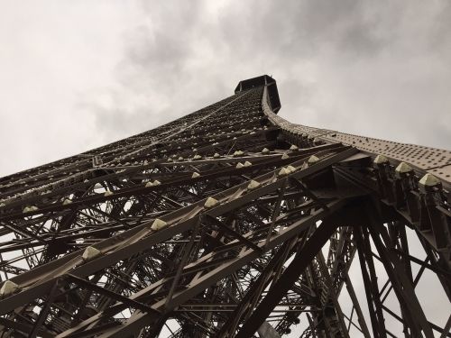 paris eiffel tower steel