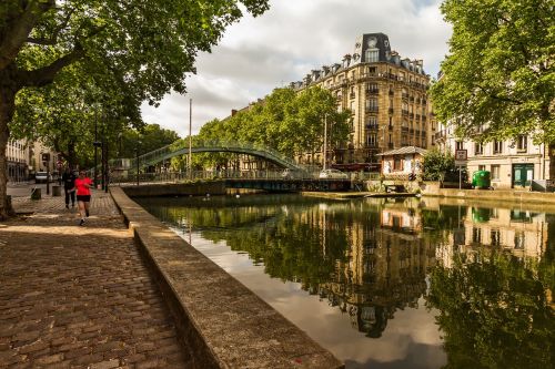 paris reflections water