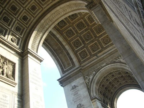 paris arc de triomphe architecture