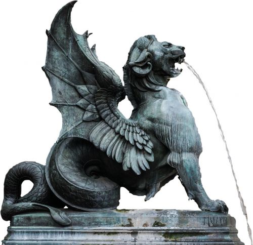 paris dragon fountain