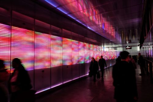 paris underpass light