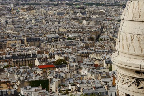 paris skyline old