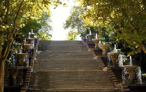 park garden stairs